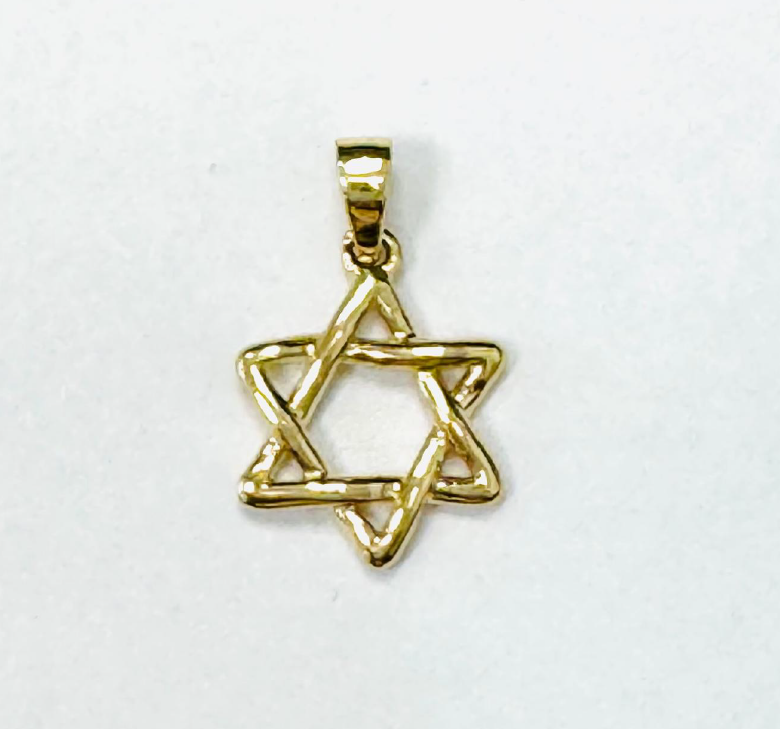 שרשרת תליון מגן דוד 14 קראט