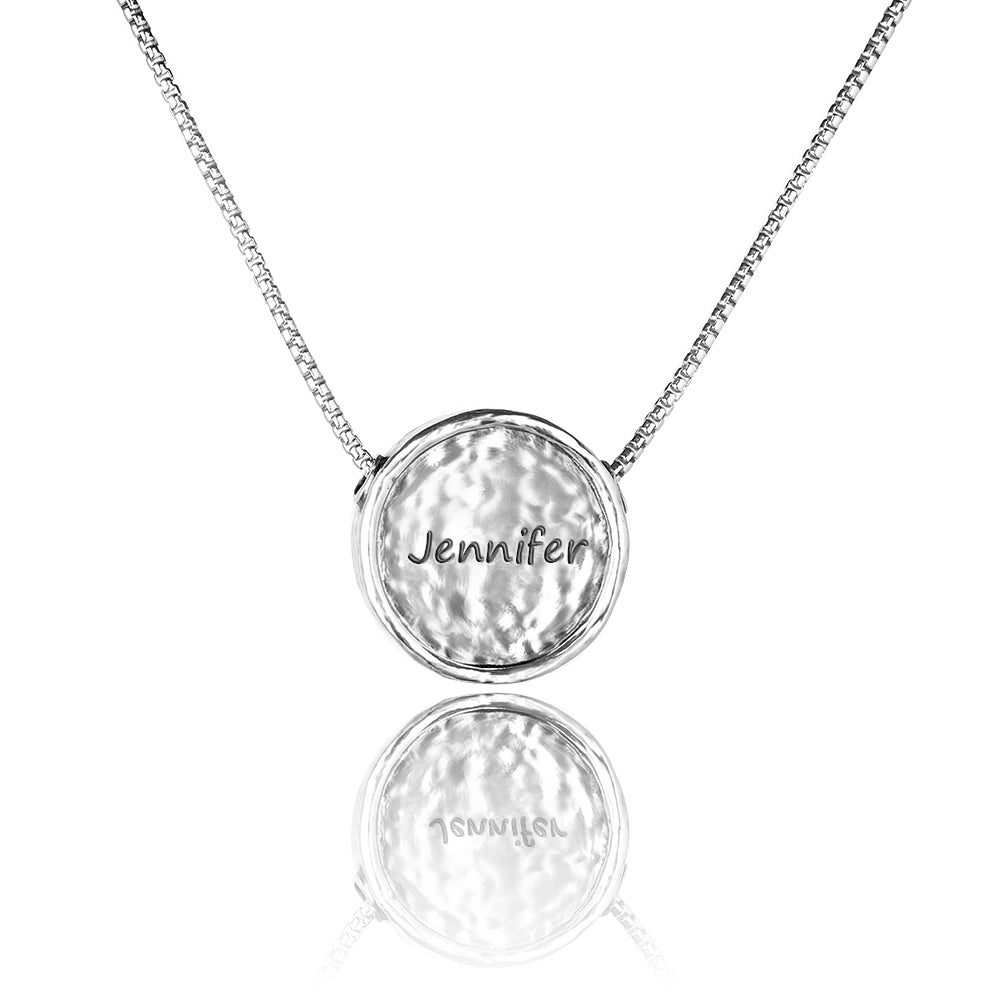 שרשרת תליון עגולה בעיצוב אישית