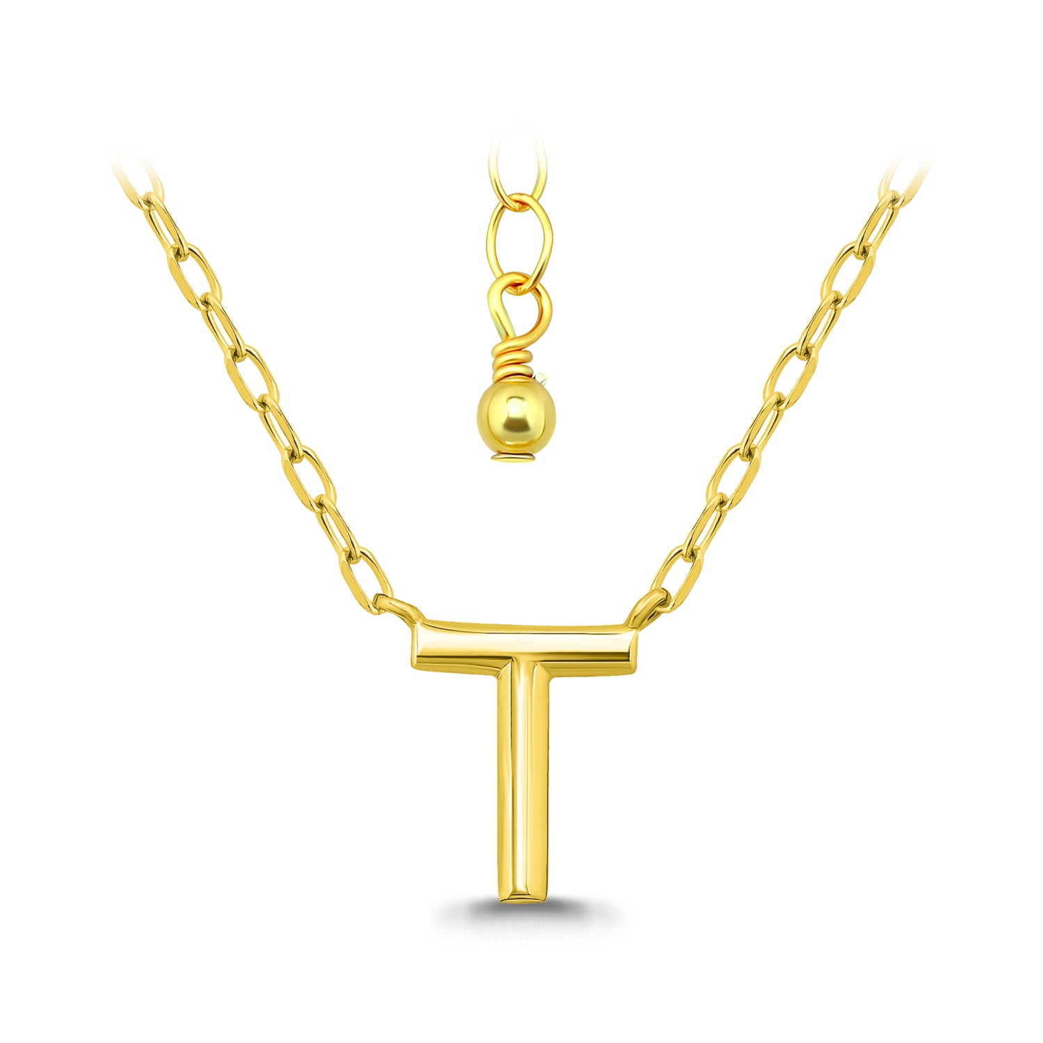 שרשרת אותיות בכסף 925-שרשרת אישית עם תליון אות