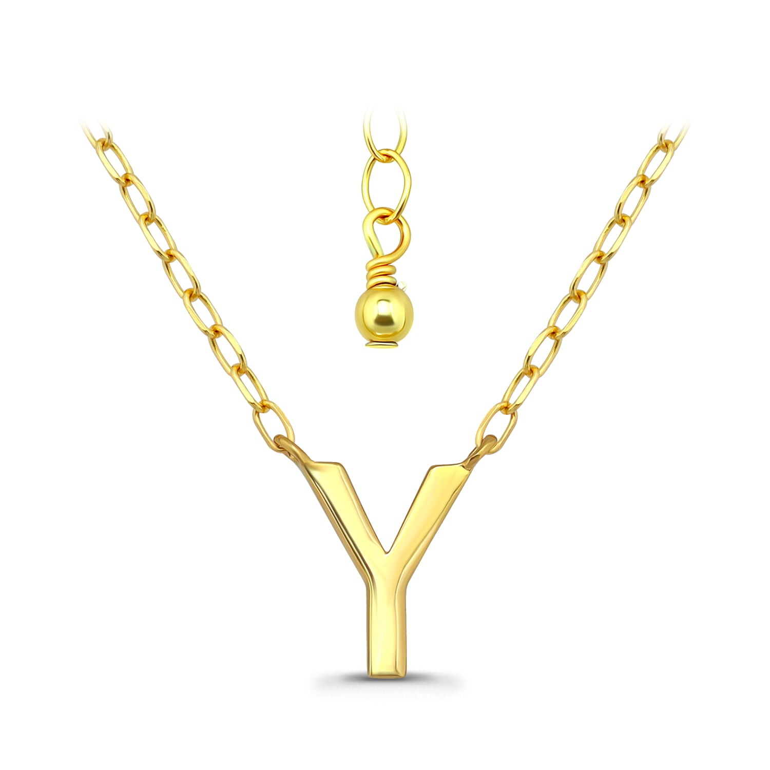 שרשרת אותיות בכסף 925-שרשרת אישית עם תליון אות