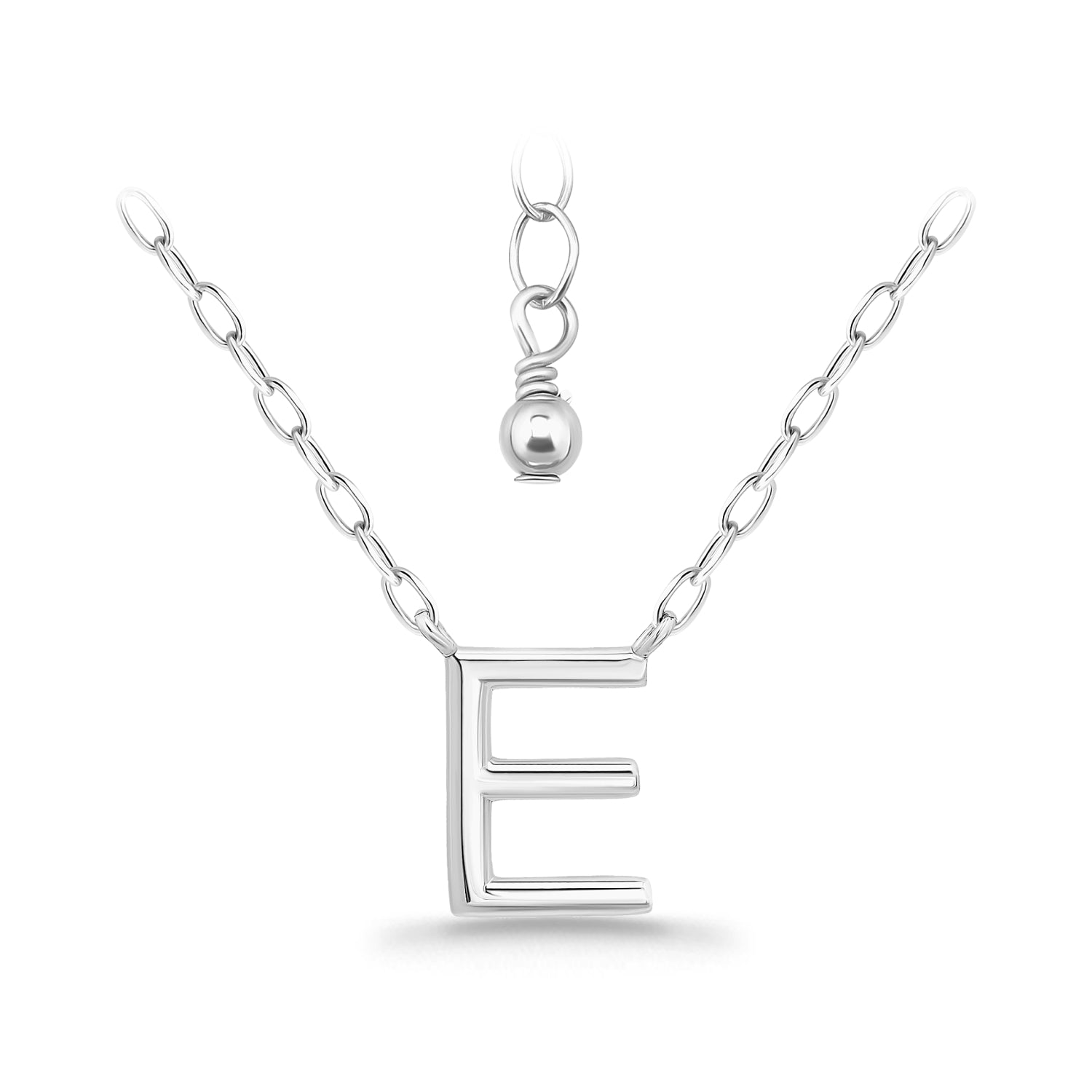 שרשרת אותיות בכסף 925-שרשרת אישית עם תליון אות