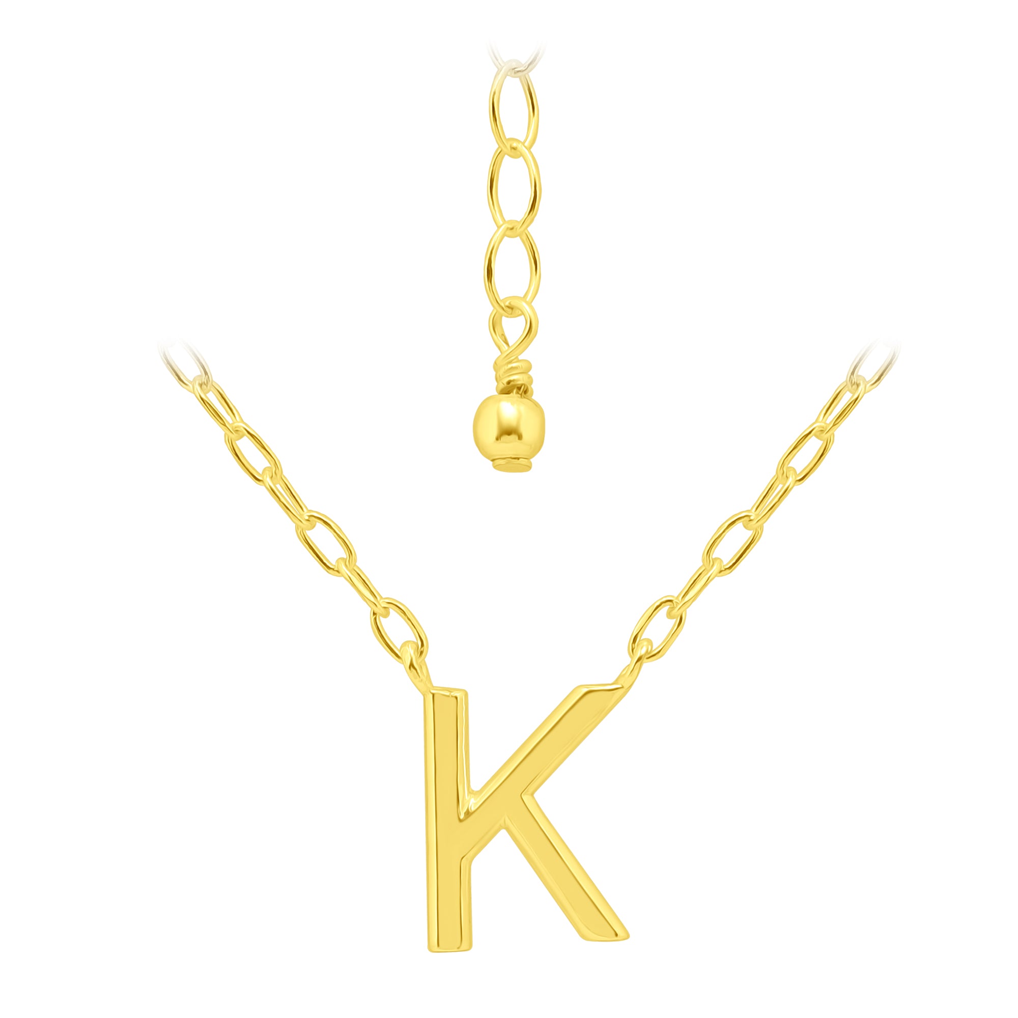 שרשרת אותיות בכסף 925-שרשרת אישית עם תליון אות