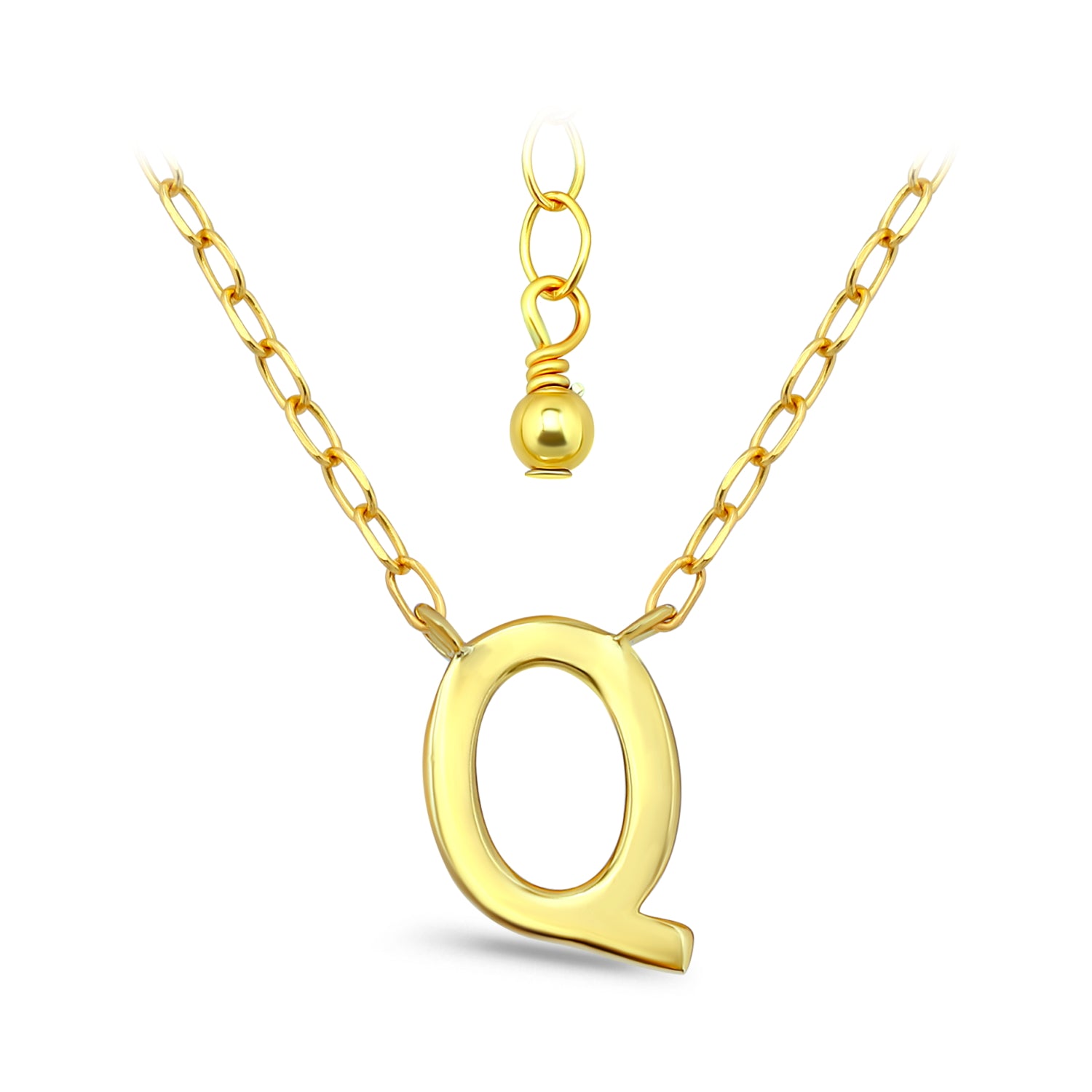 שרשרת אותיות בכסף 925-שרשרת אישית עם תליון אות